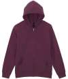 GD69 SF600 Gildan SoftStyle® Midweight Full Zip Hooded Sweatshirt Maroon colour image